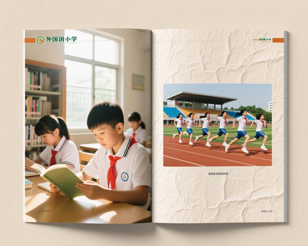 宏輝學校宣傳冊設(shè)計制作案例