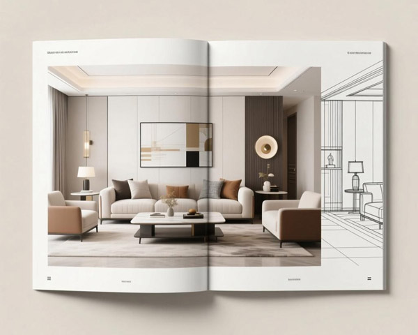 佩慶晶裝飾畫冊設(shè)計印刷案例