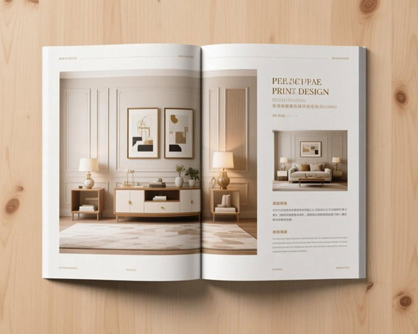 立天卓裝飾畫冊設計印刷案例