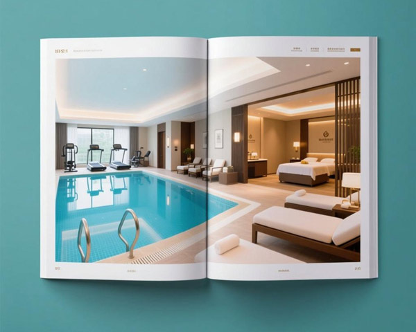 創(chuàng)明華酒店宣傳冊設(shè)計制作案例